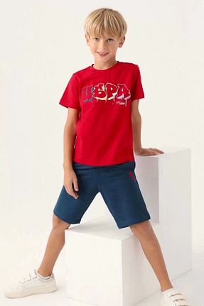 ست بالاتنه و پائین تنه قرمز مردانه بافتنی U.S. Polo Assn. - کد 804773333