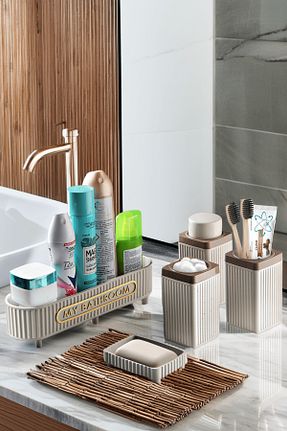ست حمام طوسی اکریلیک Sas Haus - کد 342948536