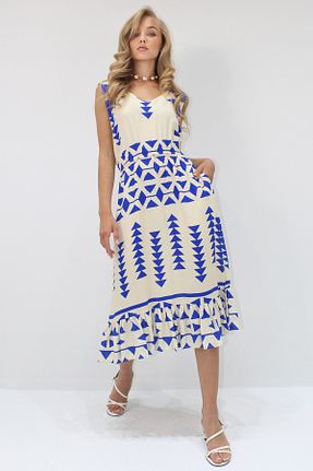 لباس نباتی زنانه بافتنی Trend Alaçatı Stili - کد 950629328