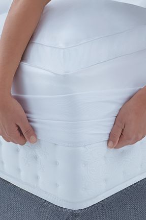 محافظ تشک سفید میکروفیبر Yataş - کد 897255182