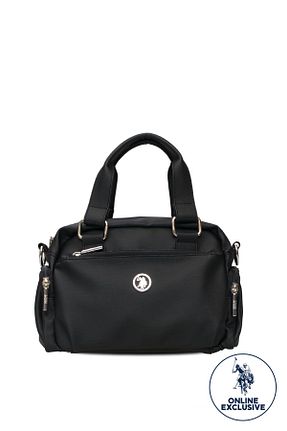 کیف دوشی مشکی زنانه چرم مصنوعی U.S. Polo Assn. - کد 936598827