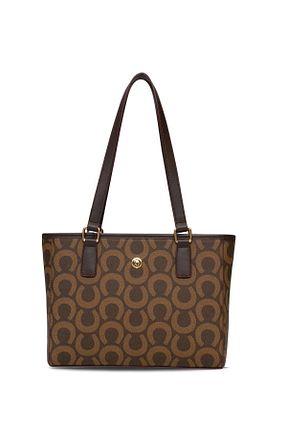 کیف دوشی قهوه ای زنانه چرم مصنوعی U.S. Polo Assn. - کد 938652805