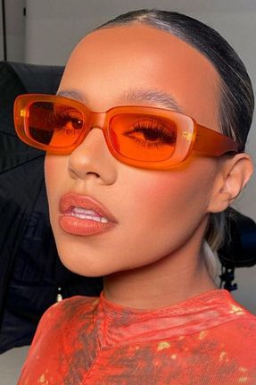 عینک آفتابی نارنجی زنانه UV400 Mathilda Aksesuar - کد 100684282