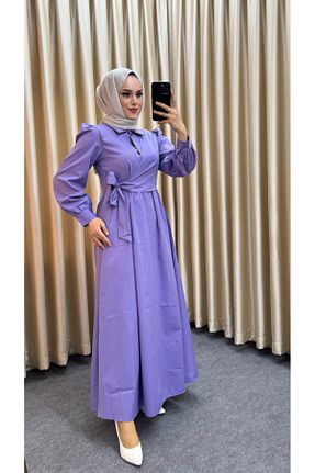 لباس حجاب بنفش زنانه رگولار ENSA TESETTUR - کد 933183108