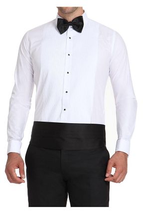 پیراهن سفید مردانه اسلیم فیت Efor - کد 4377635