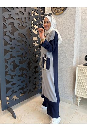 ست گرمکن حجاب طوسی زنانه رگولار AYSUN AYDEMİR - کد 941690617