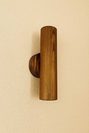 چراغ دیواری قهوه ای چوب Aysem Wood - کد 842762582