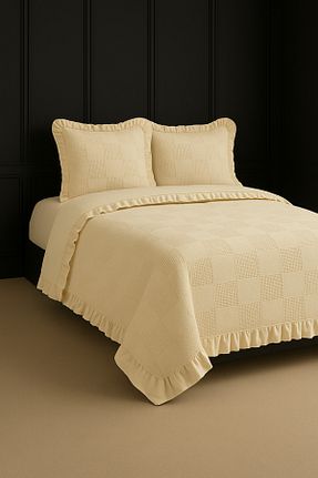 پیکه و ست پیکه دونفره بژ پنبه ای POMELO HOME - کد 929869965