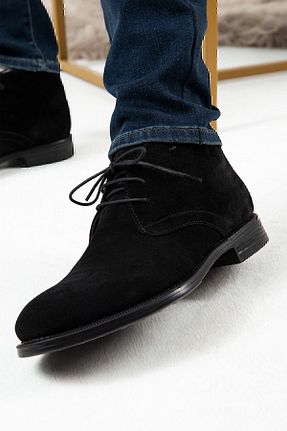 بوت / نیم بوت مشکی مردانه جیر Deery - کد 410059728
