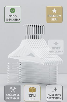 آویز سفید چوب Onouqo - کد 901305787