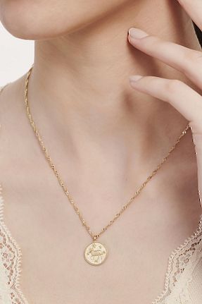 گردنبند طلا زرد زنانه 14 عیار Altınbaş - کد 90599090
