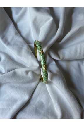 دستبند استیل (فولاد) سبز زنانه استیل ضد زنگ Midellie - کد 942781480