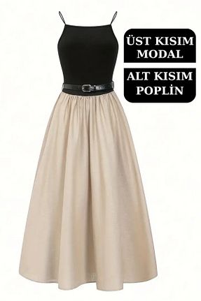 لباس بژ زنانه بافتنی The Champ Clothing - کد 947911257