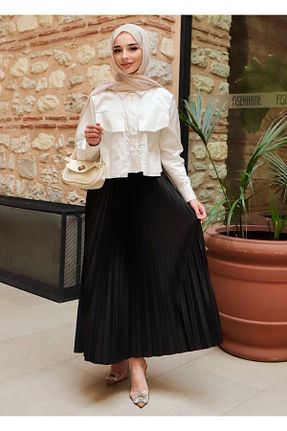 دامن حجاب مشکی زنانه بافتنی Miyalon - کد 834027827