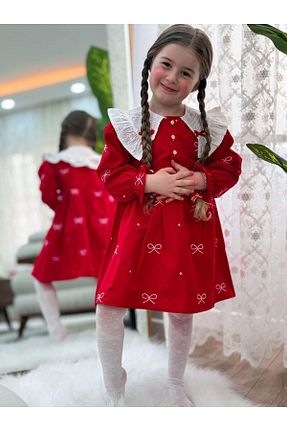 لباس قرمز بچه گانه تریکو Mio - کد 921554844