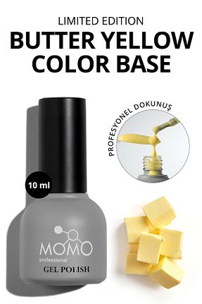 لاک ناخن دائمی زرد MOMO professional - کد 951922868
