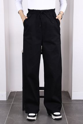 شلوار مشکی زنانه بافتنی İmajButik - کد 947442099