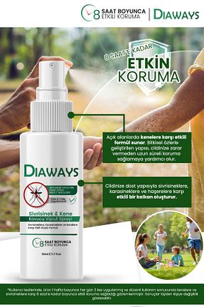 حشره کش و دفع کننده حشرات DİAWAYS - کد 946245660