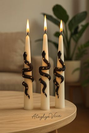 شمع مشکی Vanilya ATÖLYE VİVA - کد 939527498