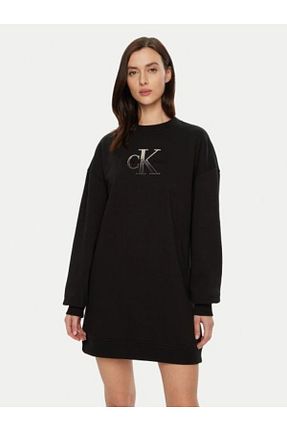 لباس مشکی زنانه بافتنی Calvin Klein - کد 873926481
