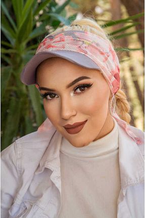 کلاه شنای حجاب صورتی زنانه Aişe Tesettür - کد 851031929