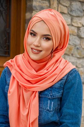 کلاه شنای حجاب نارنجی زنانه Aişe Tesettür - کد 807526813