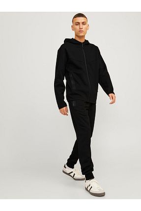 شلوار کرمگن مشکی مردانه اسلیم فیت Jack & Jones - کد 843094122