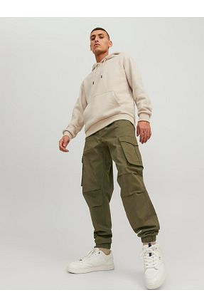 شلوار خاکی مردانه پنبه - الاستین Jack & Jones - کد 826301231