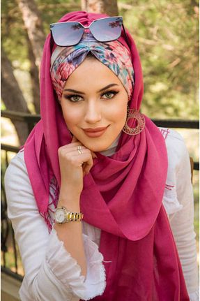 کلاه شنای حجاب صورتی زنانه Aişe Tesettür - کد 774568905