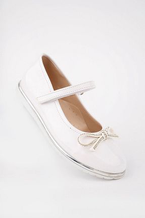 بابت سفید زنانه چرم لاکی epaavm - کد 795526424