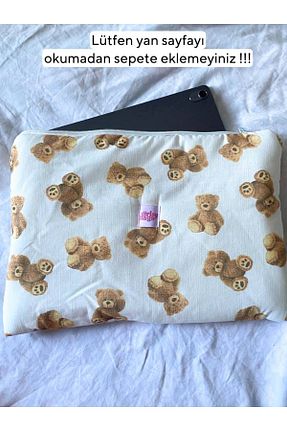 کیف لپ تاپ و مدارک قهوه ای زنانه پارچه ای girlsybags - کد 844143760