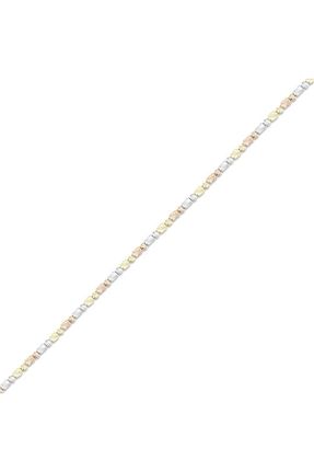 دستبند طلا زرد زنانه 14 عیار Assos Pırlanta - کد 861556636