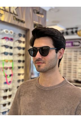 عینک آفتابی نباتی مردانه UV400 Polo Exchange - کد 841764830