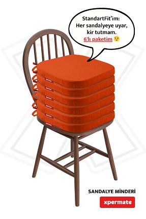 بالشتک صندلی نارنجی XPERMATE - کد 891515364