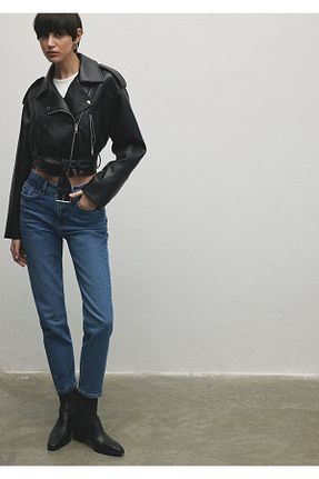 شلوار جین آبی زنانه پاچه تنگ Mavi - کد 763004073