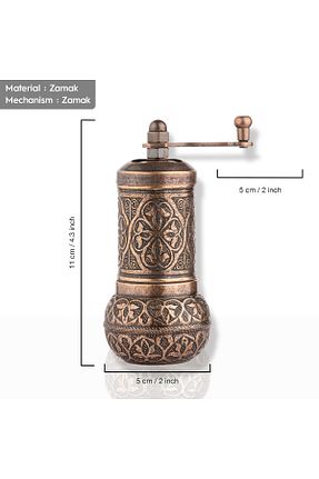 آسیاب قهوه و ادویه قهوه ای استیل (فولاد) Glios - کد 866997217