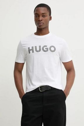 تیشرت سفید مردانه رگولار HUGO - کد 921254555