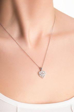 گردنبند نقره سفید زنانه 925 عیار So Chic - کد 345043943
