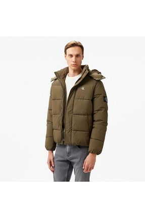 کاپشن سبز مردانه رگولار Calvin Klein - کد 878247591