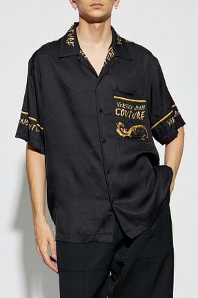 پیراهن مشکی زنانه رگولار Versace - کد 852426432