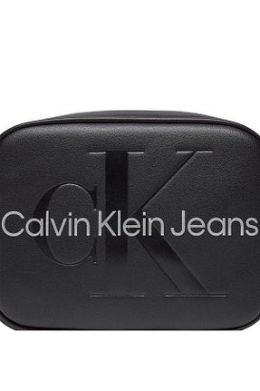 کیف دوشی مشکی زنانه پلی اورتان Calvin Klein - کد 358864663