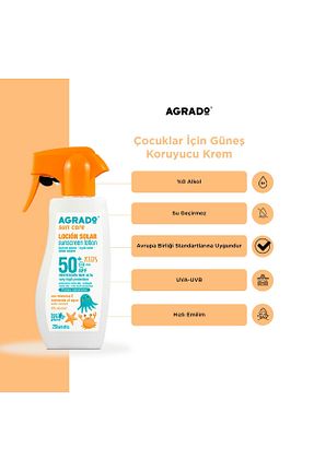 کرم ضد آفتاب بدن SPF 50 + Agrado - کد 944084393
