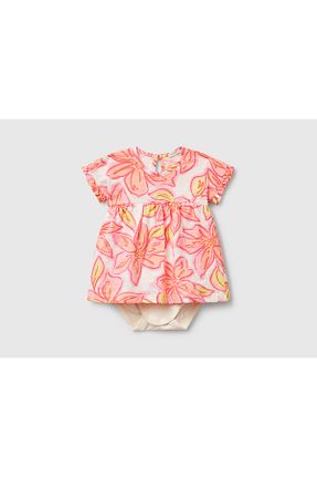 لباس صورتی بچه گانه بافت United Colors of Benetton - کد 938624918