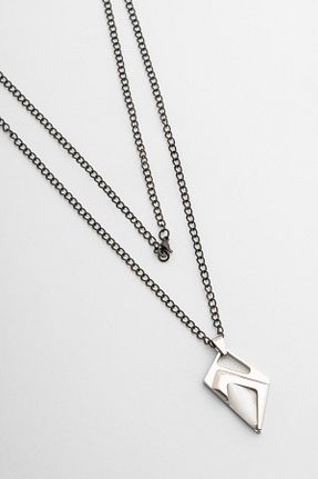 گردنبند استیل ( فولاد ) مشکی مردانه استیل (فولاد) So Chic - کد 940263766