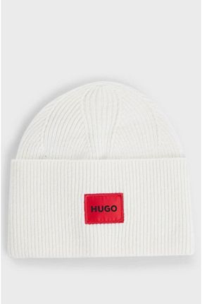 کلاه پشمی سفید زنانه اکریلیک HUGO - کد 869547412