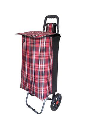 کیف و سبد چرخدار خرید قرمز cereno - کد 815505849