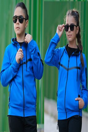 ست گرمکن آبی بچه گانه پاچه تنگ Zaziko Kids - کد 880566350