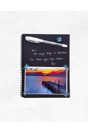 دفتر طوسی Sert Tasarım Siyah Defter - کد 951694132