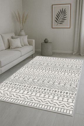 فرش بژ قابل شستشو df home - کد 951759407