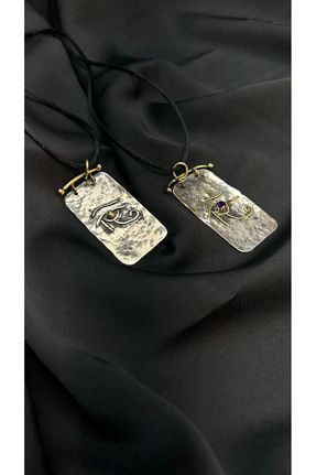 گردنبند نقره طوسی زنانه 925 عیار Gümüşhanesi - کد 951760361